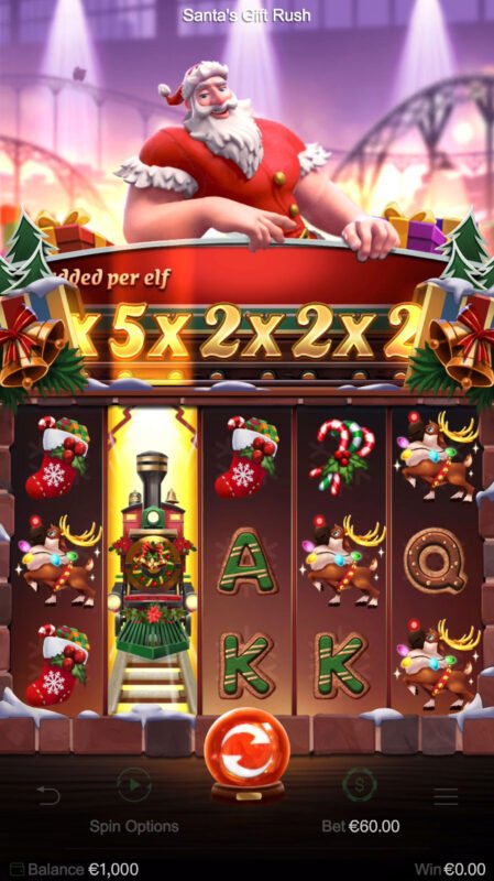เกมสล็อต Santa’s Gift Rush 3-gamepg.io