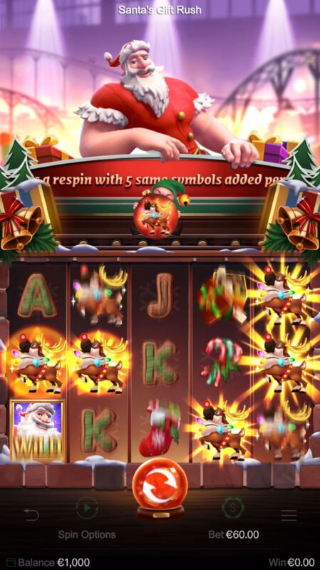 เกมสล็อต Santa’s Gift Rush 4-gamepg.io