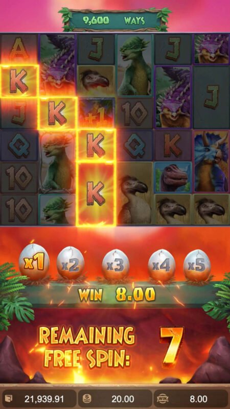 เกมสล็อต Jurassic Kingdom 7-gamepg.io