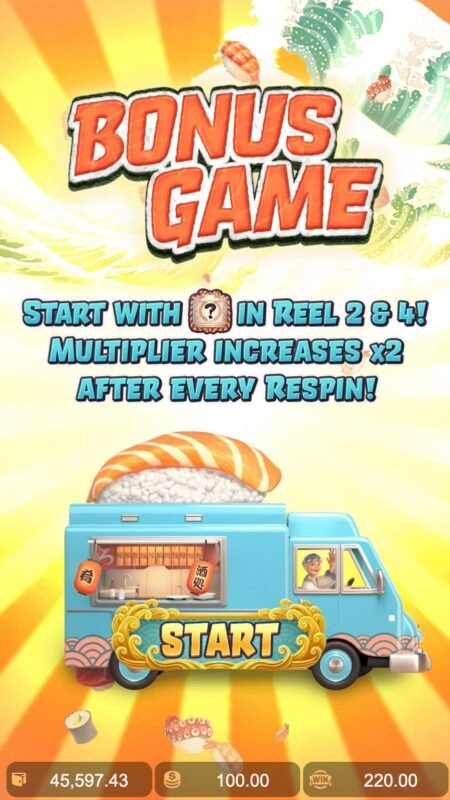 เกมสล็อต Sushi Oishi 3-gamepg.io
