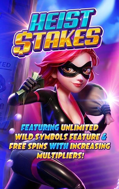 แนะนำเกมสล็อตแตกบ่อย 2022 - Heist Stakes GAMEPG.IO